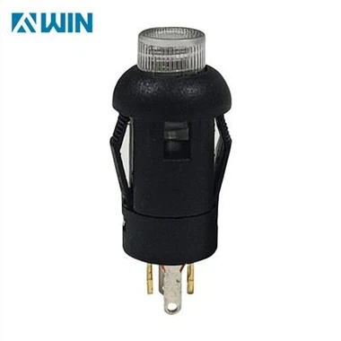 Interrupteur à bouton-poussoir SPST éclairé