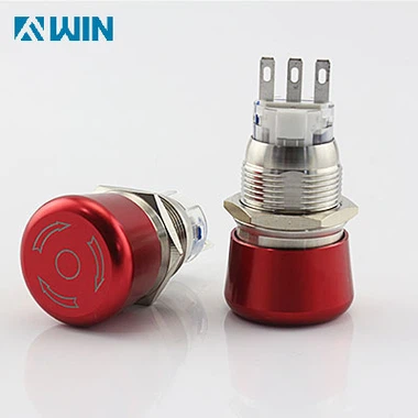 Bouton poussoir d'urgence