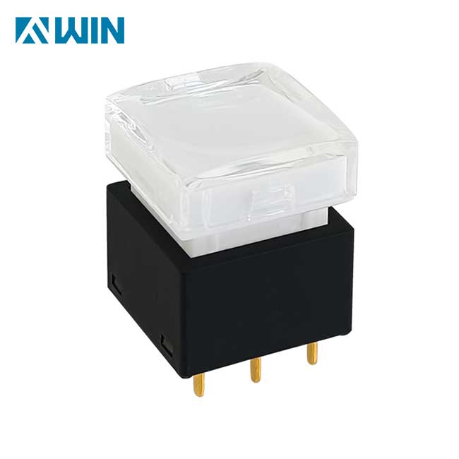 Bouton poussoir éclairé par LED 15*15 PCB